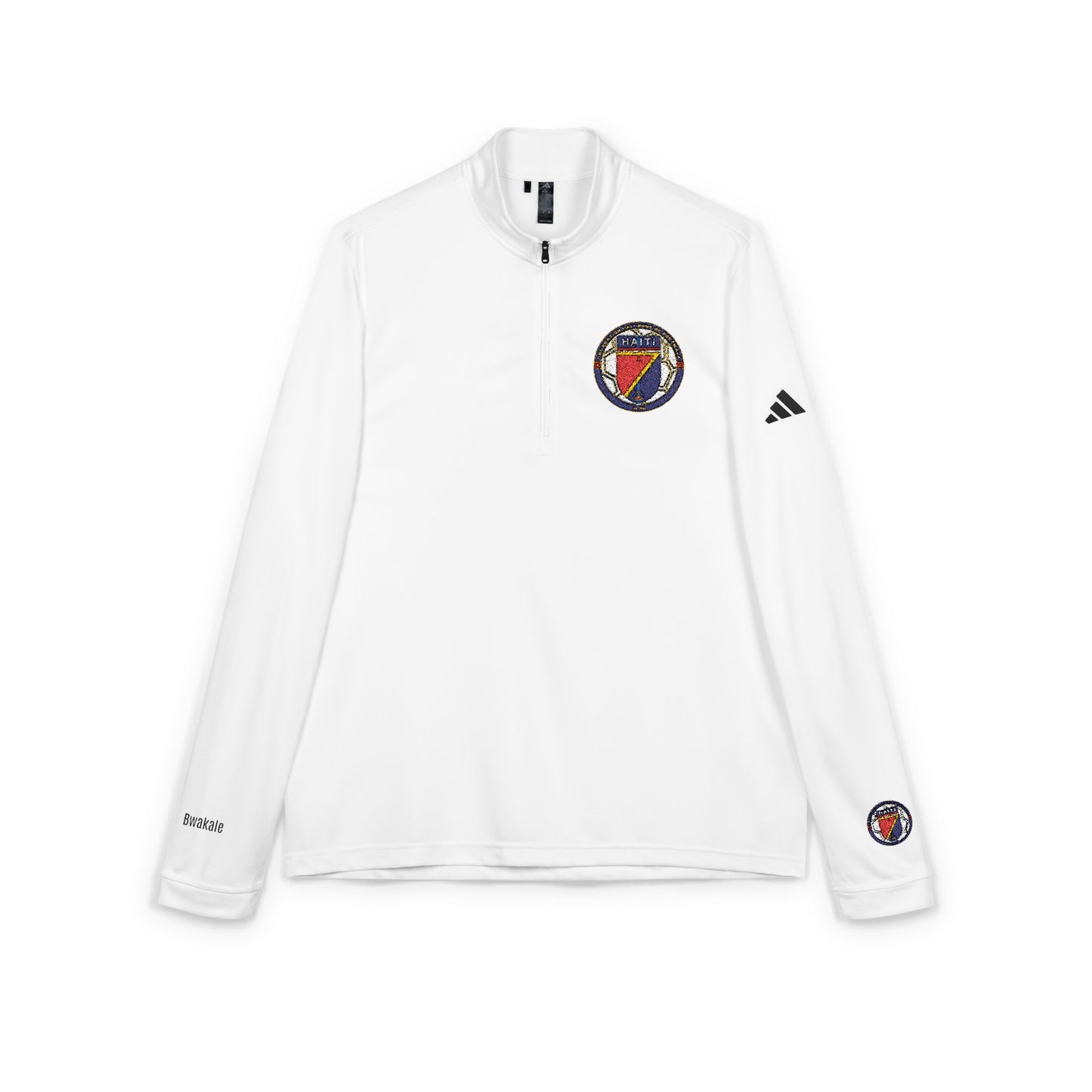 HAITI NATIONAL TEAM adidas® EDITION Quarter-Zip Pullover (Embroidery)