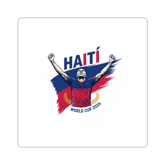 Haiti World Cup 2026 Soccer Fan Kiss-Cut Stickers