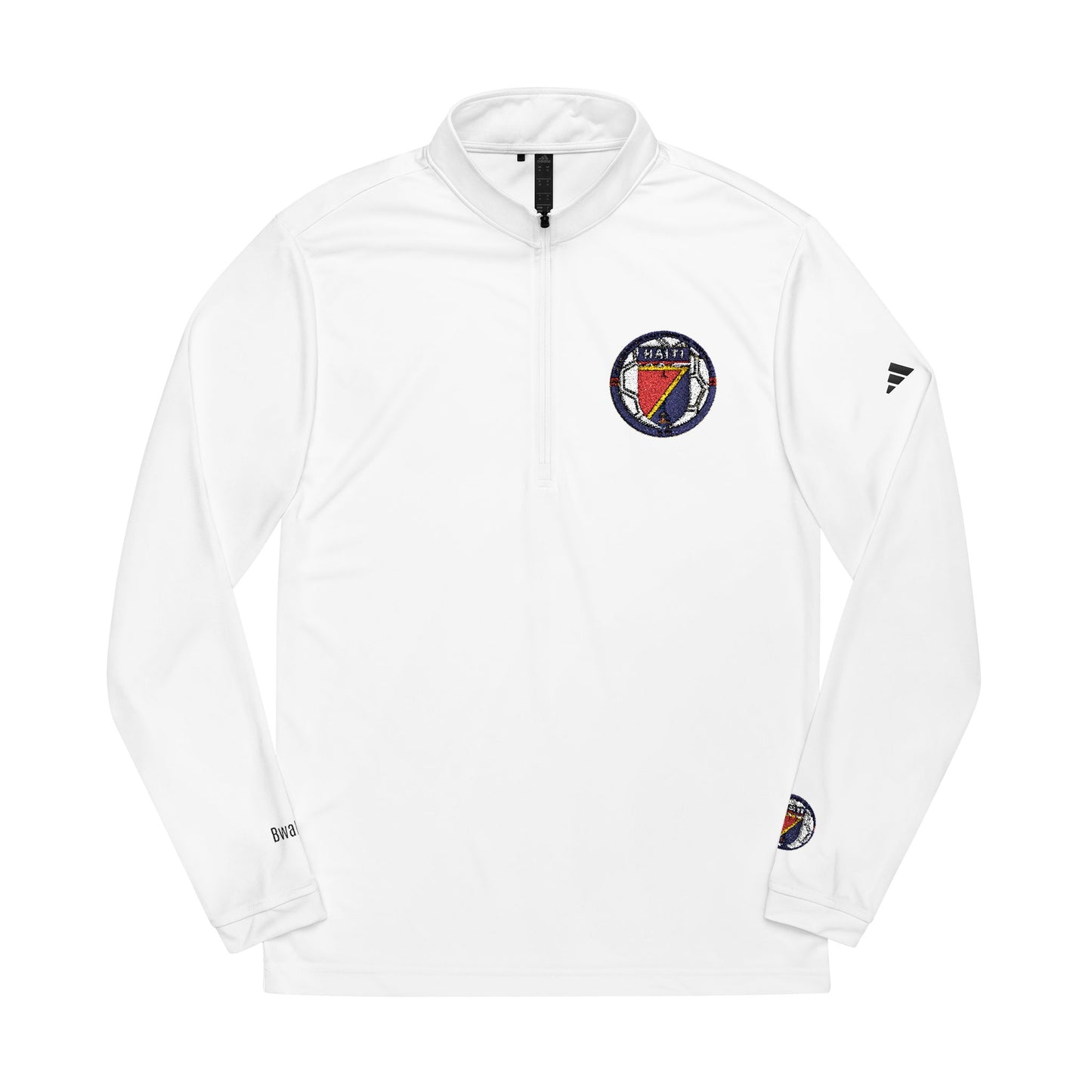 HAITI NATIONAL TEAM adidas® EDITION Quarter-Zip Pullover (Embroidery)