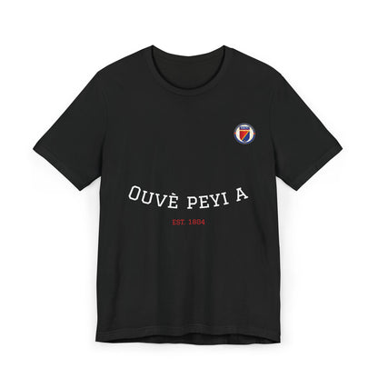 Peyi A T-Shirt — 'Ouvè Peyi A' Front & 'An Avan Grenadye' Back Creole Tee