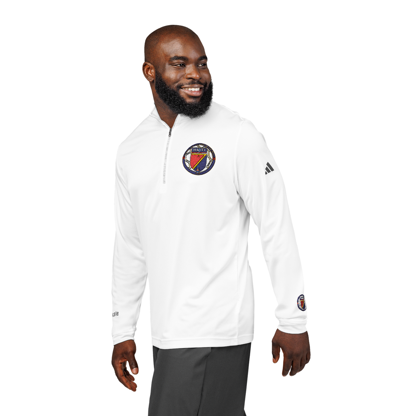 HAITI NATIONAL TEAM adidas® EDITION Quarter-Zip Pullover (Embroidery)